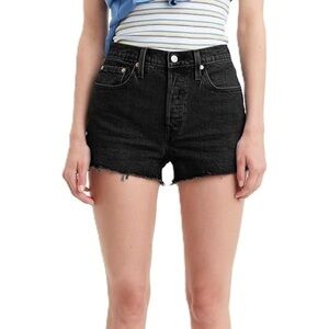 Levi's Women's 501 Original Shorts - Lunar Black- Size 27